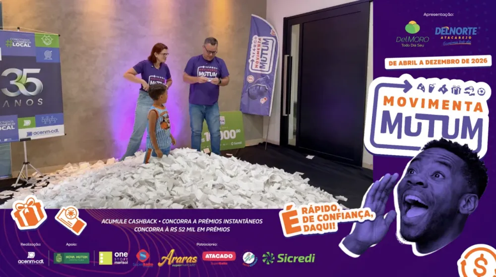 Transmissão Ao Vivo Créditos: MArketing AcenmCDL