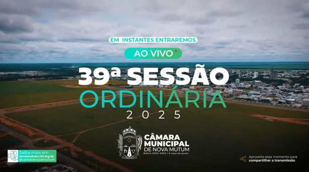 39ª Sessão Ordinária de 2025